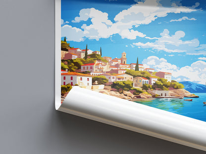 Pylos Travel Print Wall Art Pylos Wall Hanging Home Decoration Pylos Gift Art Lovers Wall Art Print Pylos Print