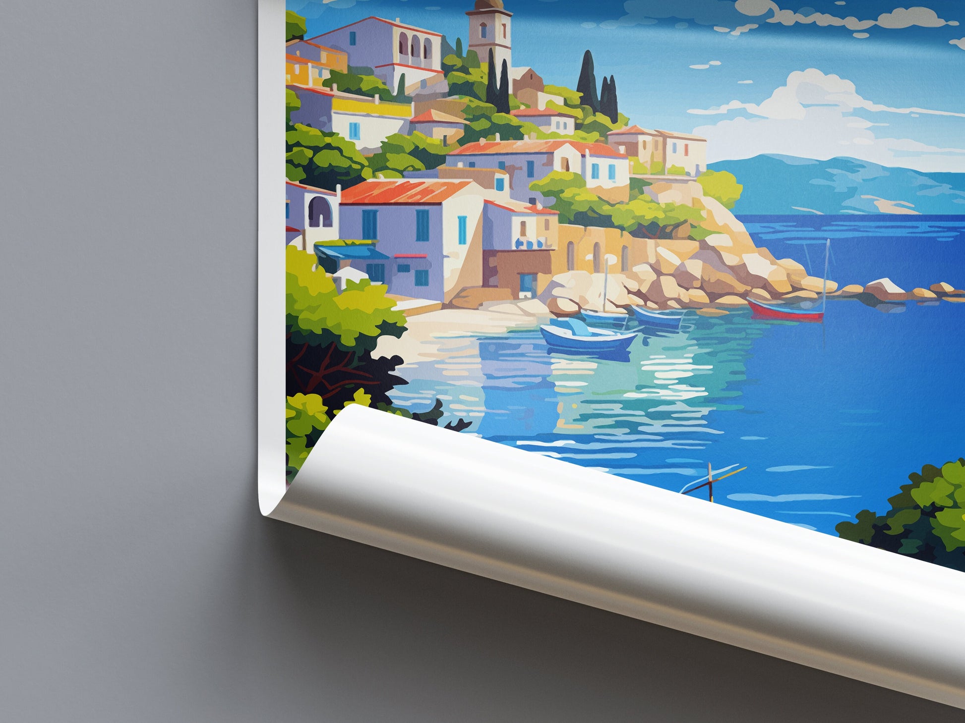 Pylos Travel Print Wall Art Pylos Wall Hanging Home Decoration Pylos Gift Art Lovers Wall Art Print Pylos Print