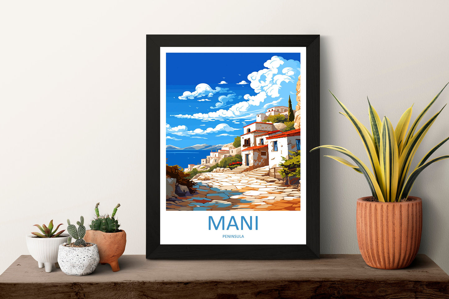 Mani Peninsula Travel Print Wall Art Mani Peninsula Wall Hanging Home Decoration Mani Peninsula Gift Art Lovers Wall Art Print