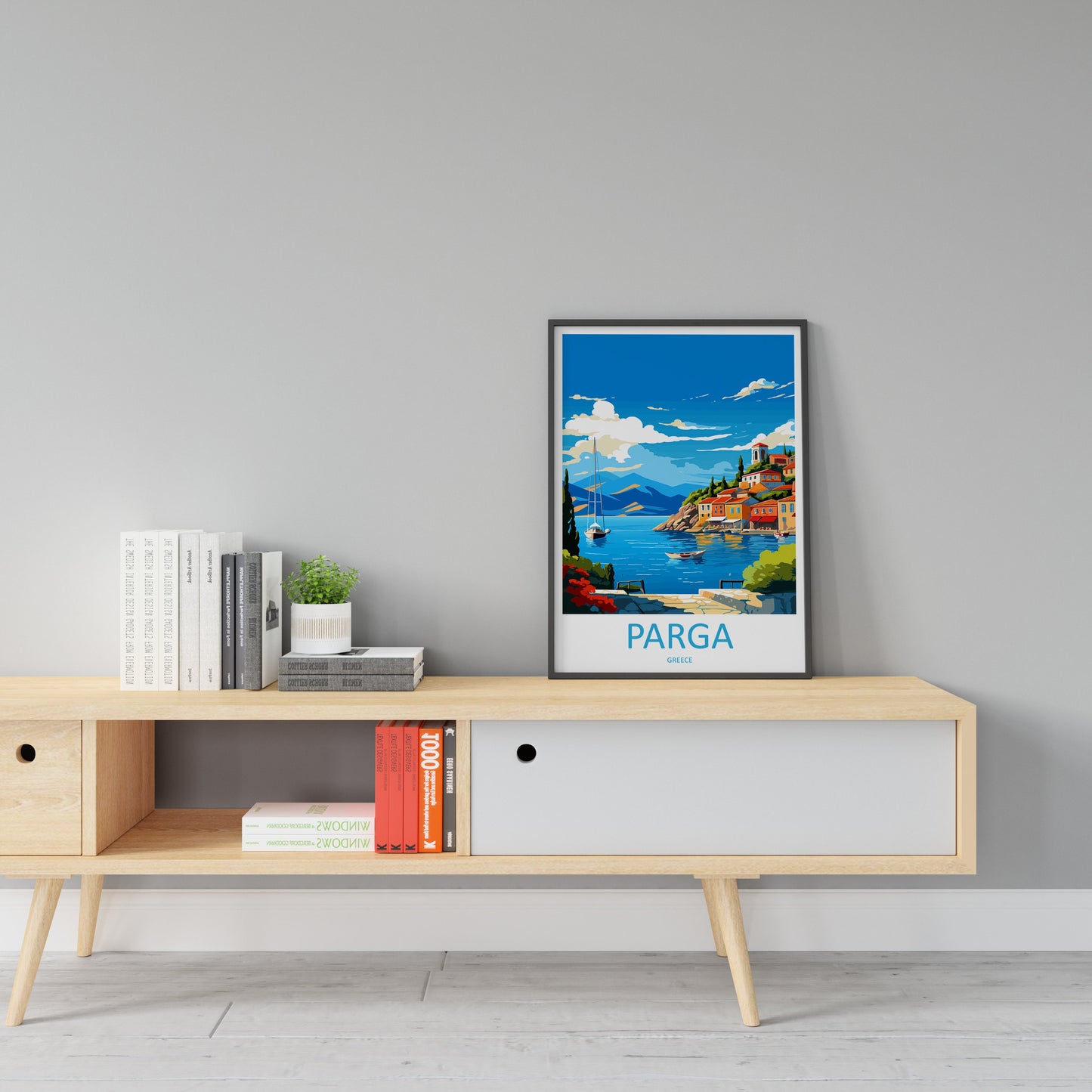 Parga Travel Print Wall Art Parga Greece Wall Hanging Home Decoration Parga Gift Art Lovers Wall Art Print Parga Greece Wall Art