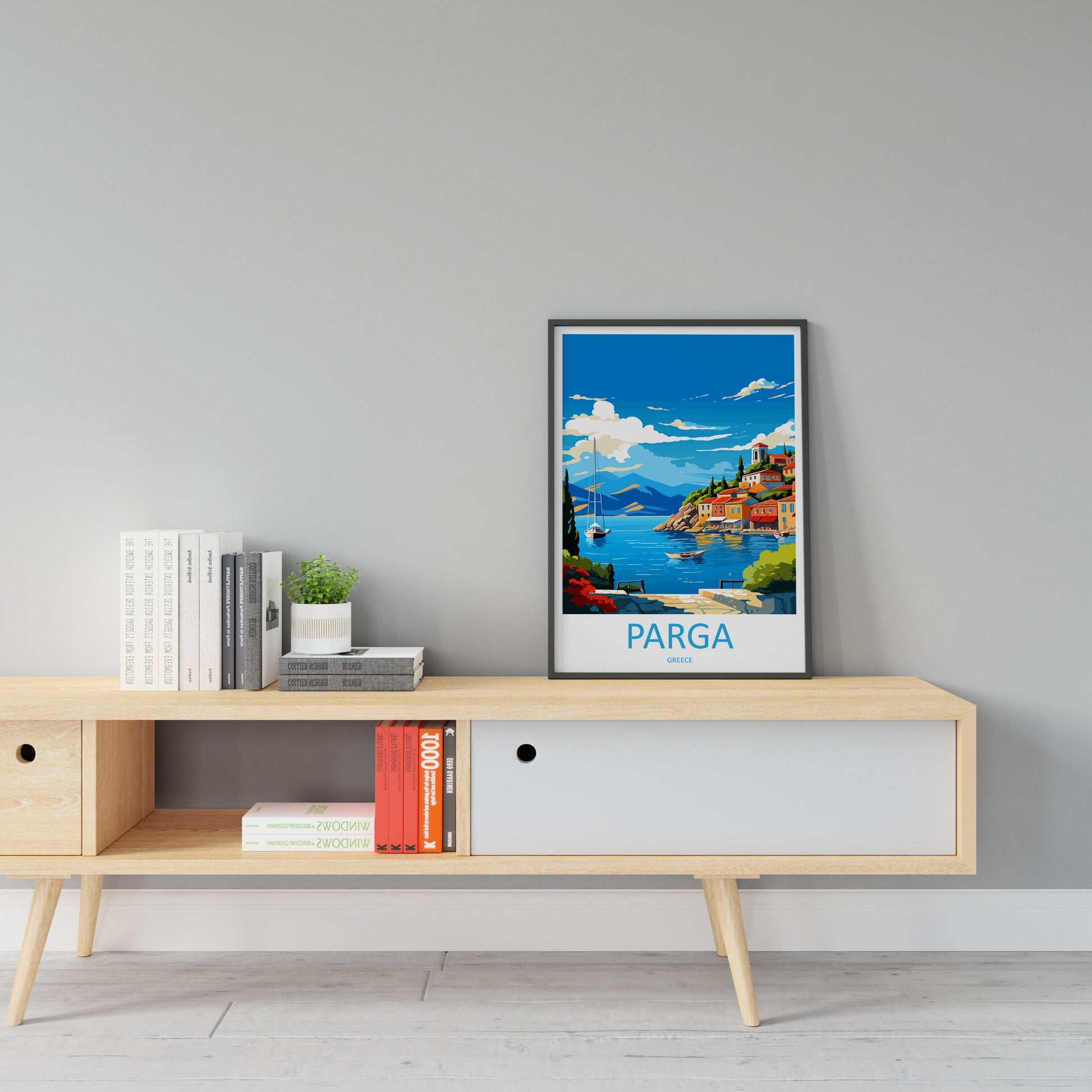 Parga Travel Print Wall Art Parga Greece Wall Hanging Home Decoration Parga Gift Art Lovers Wall Art Print Parga Greece Wall Art