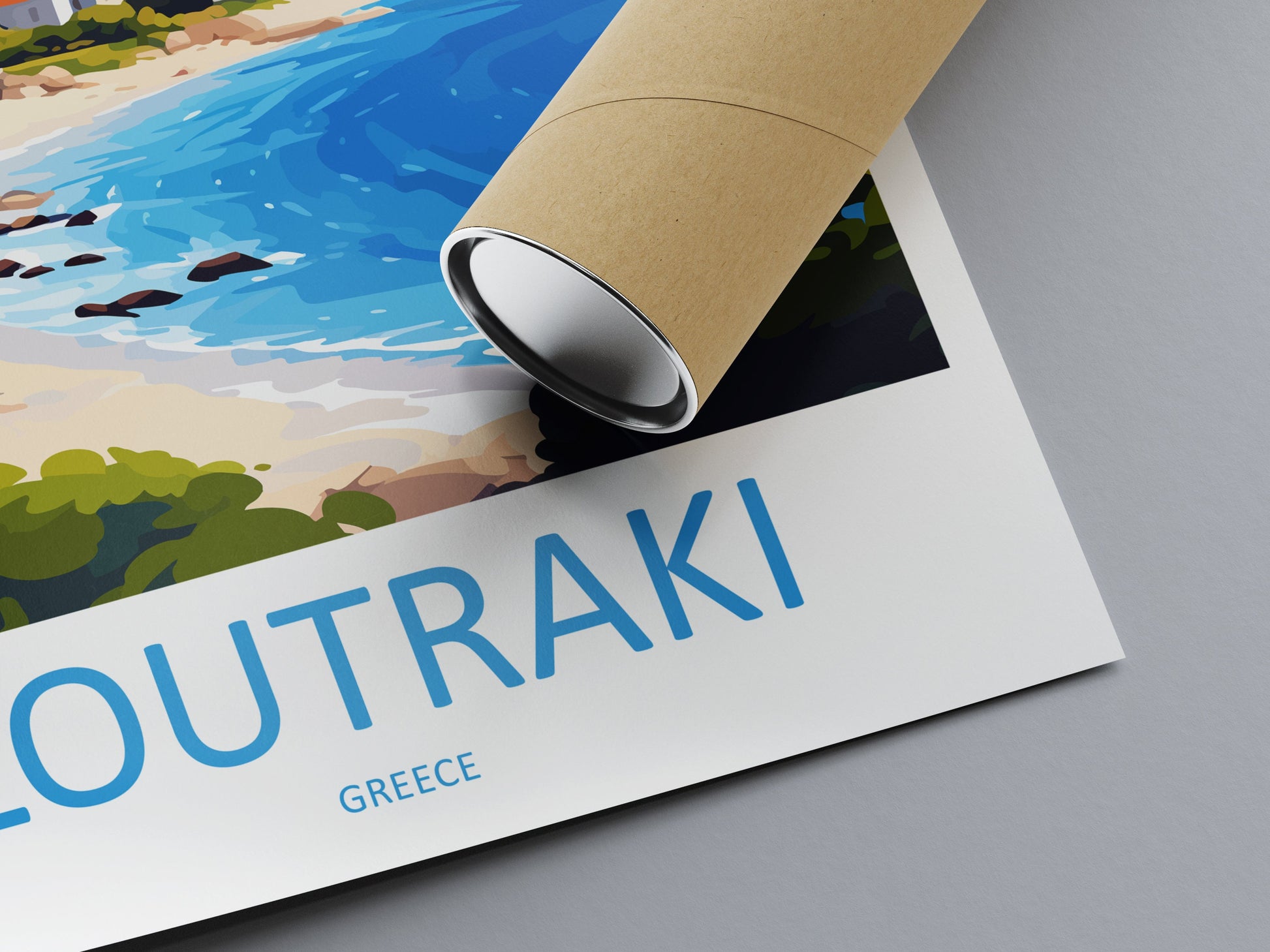 Loutraki Travel Print Wall Art Loutraki Wall Hanging Home Decor Loutraki Gift Art Lovers Wall Art Print Loutraki