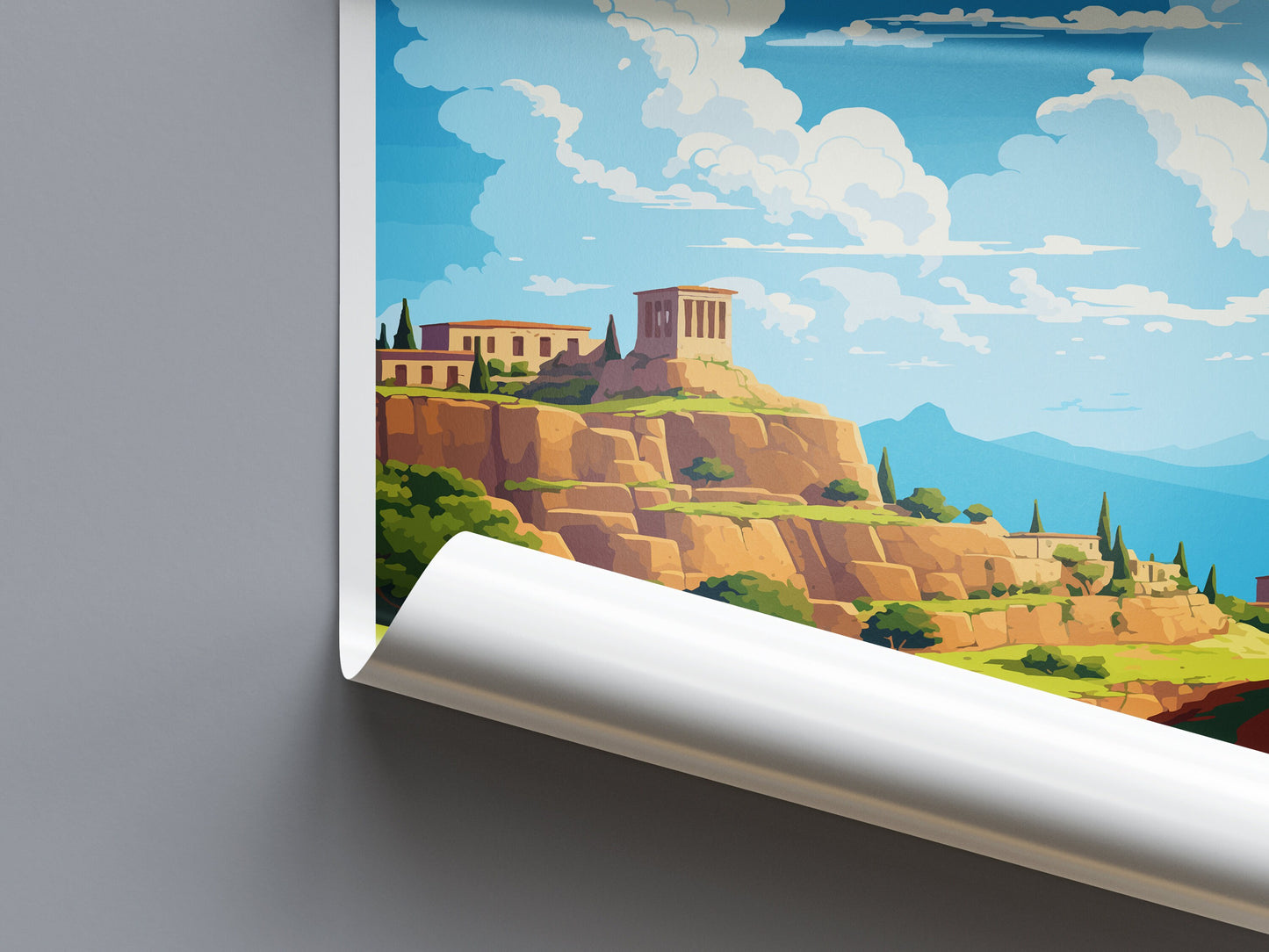 Nemea Travel Print Wall Art Nemea Greece Wall Hanging Home Decoration Nemea Gift Art Lovers Wall Art Print Nemea Greece Wall Art