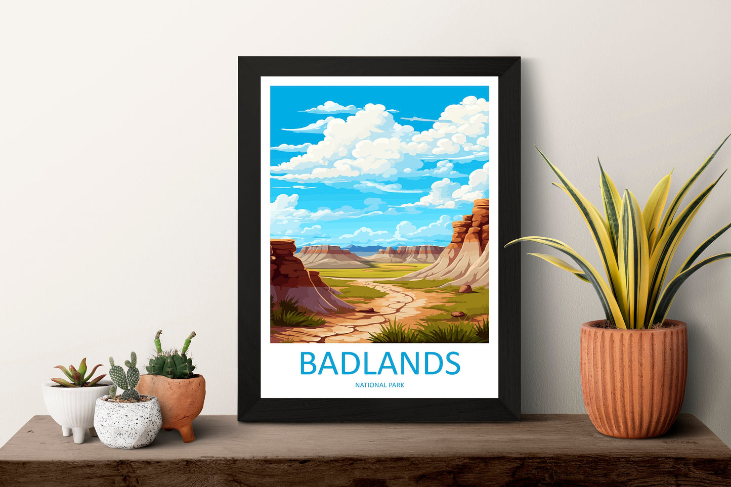 Badlands National Park Travel Print Wall Art Badlands National Park Wall Hanging Home Décor Badlands National Park Gift Art Lovers
