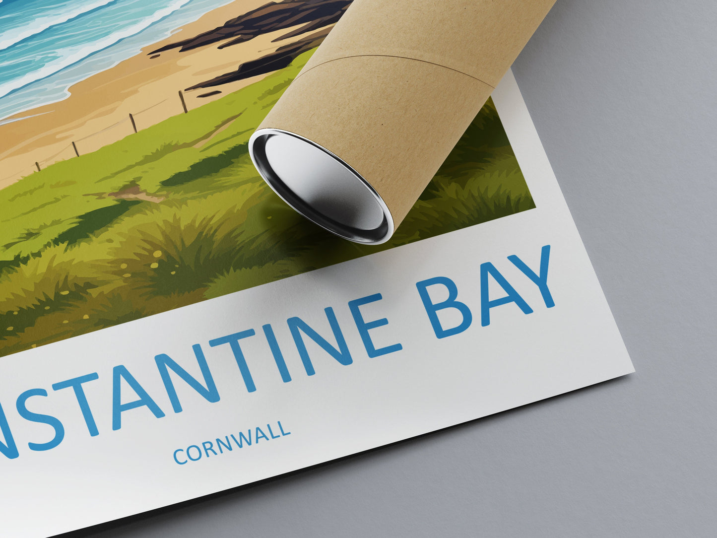 Constantine Bay Travel Print Wall Art Constantine Bay Wall Hanging Home Décor Constantine Bay Gift Art Lovers Cornwall Art Lover Gift
