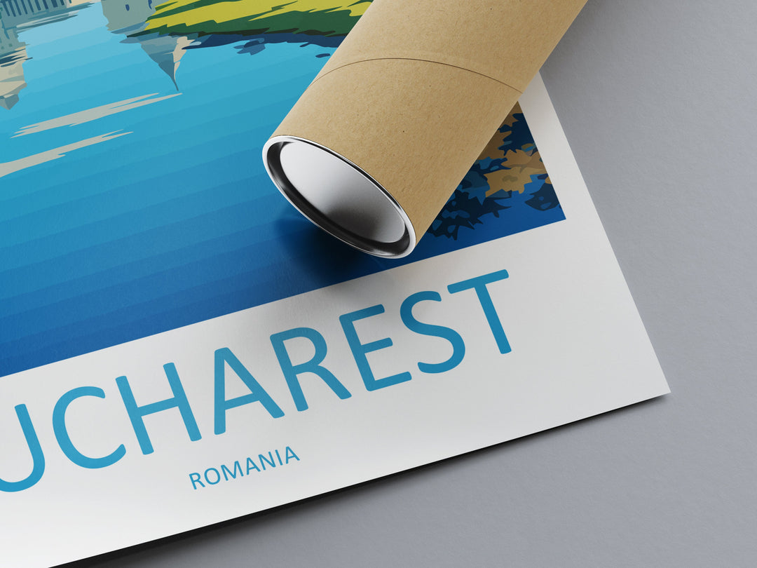 Bucharest Travel Print Bucharest Home Décor Romania Art Print Romania Bucharest Room Print For Bucharest Gift Art Poster Wall Art