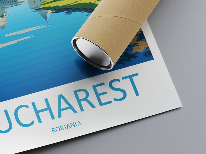 Bucharest Travel Print Bucharest Home Décor Romania Art Print Romania Bucharest Room Print For Bucharest Gift Art Poster Wall Art