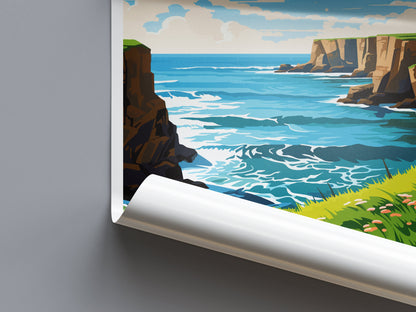North Coast 500 Print North Coast 500 Home Decor North Coast 500 Art Print North Coast 500 Wall Art Scotland Enthusiast Gift Wall Hanging