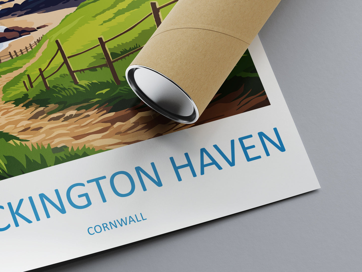 Crackington Haven Travel Print Wall Art Crackington Haven Wall Hanging Home Décor Crackington Haven Gift Art Lovers Cornwall Art Lover Gift