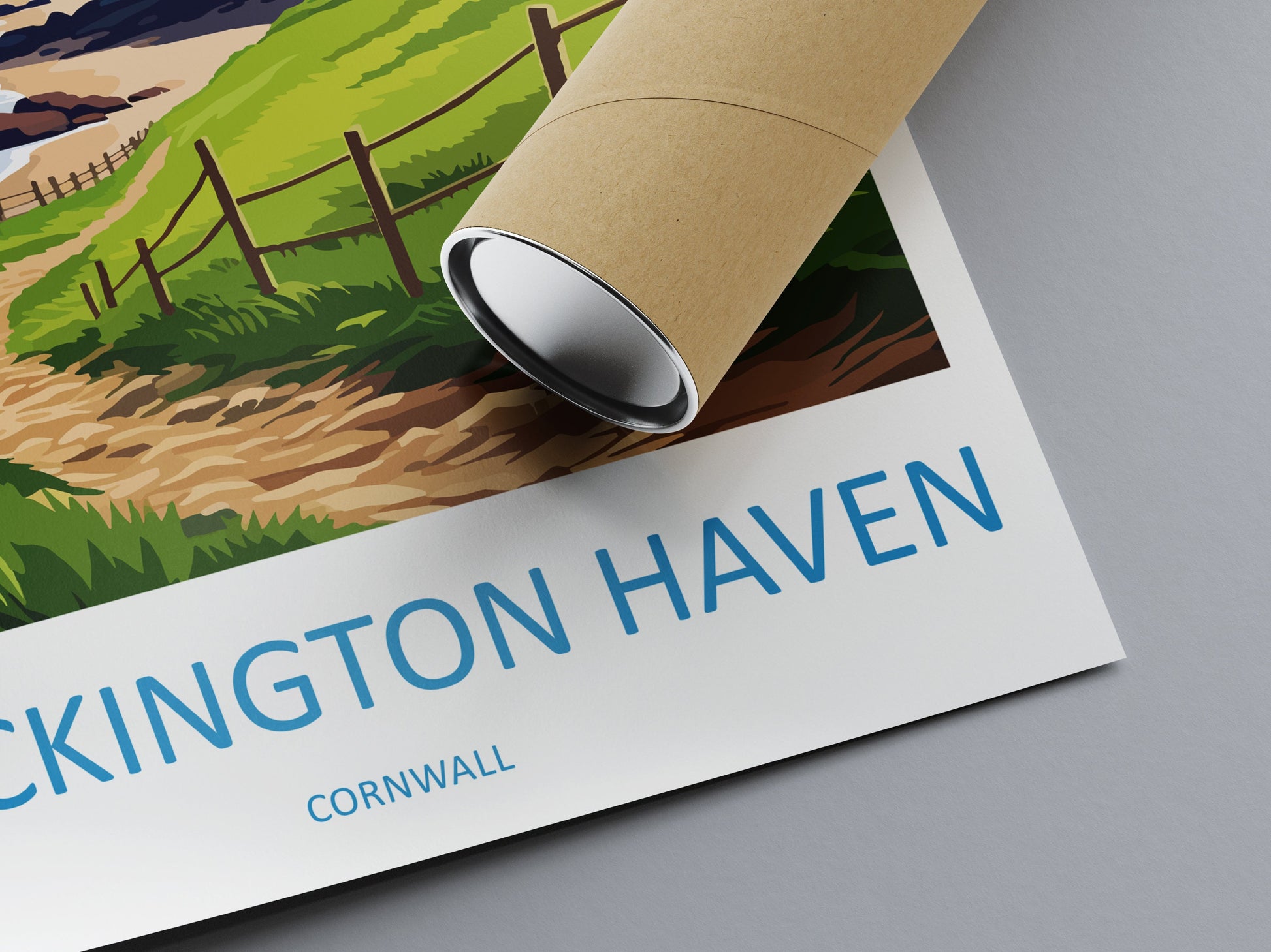 Crackington Haven Travel Print Wall Art Crackington Haven Wall Hanging Home Décor Crackington Haven Gift Art Lovers Cornwall Art Lover Gift