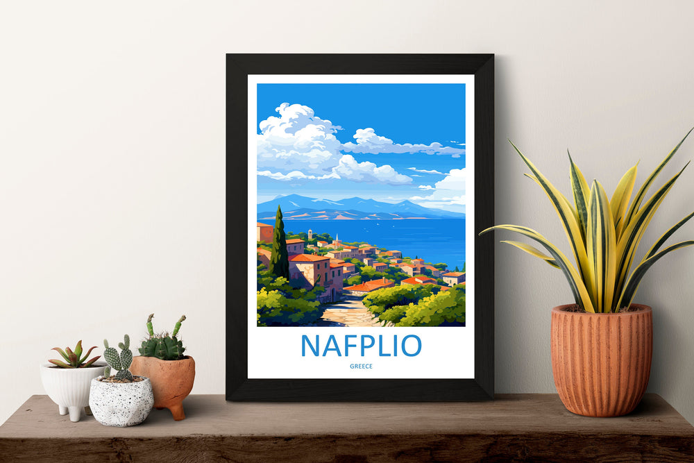 Nafplio Travel Print Wall Art Nafplio Wall Hanging Home Decoration Nafplio Gift Art Lovers Wall Art Print Nafplio Wall Décor Greece Poster