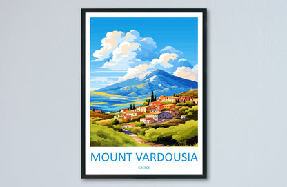 Mount Vardousia Travel Print Wall Art Mount Vardousia Greece Wall Hanging Home Decoration Mount Vardousia Gift Art Lovers Wall Art Print
