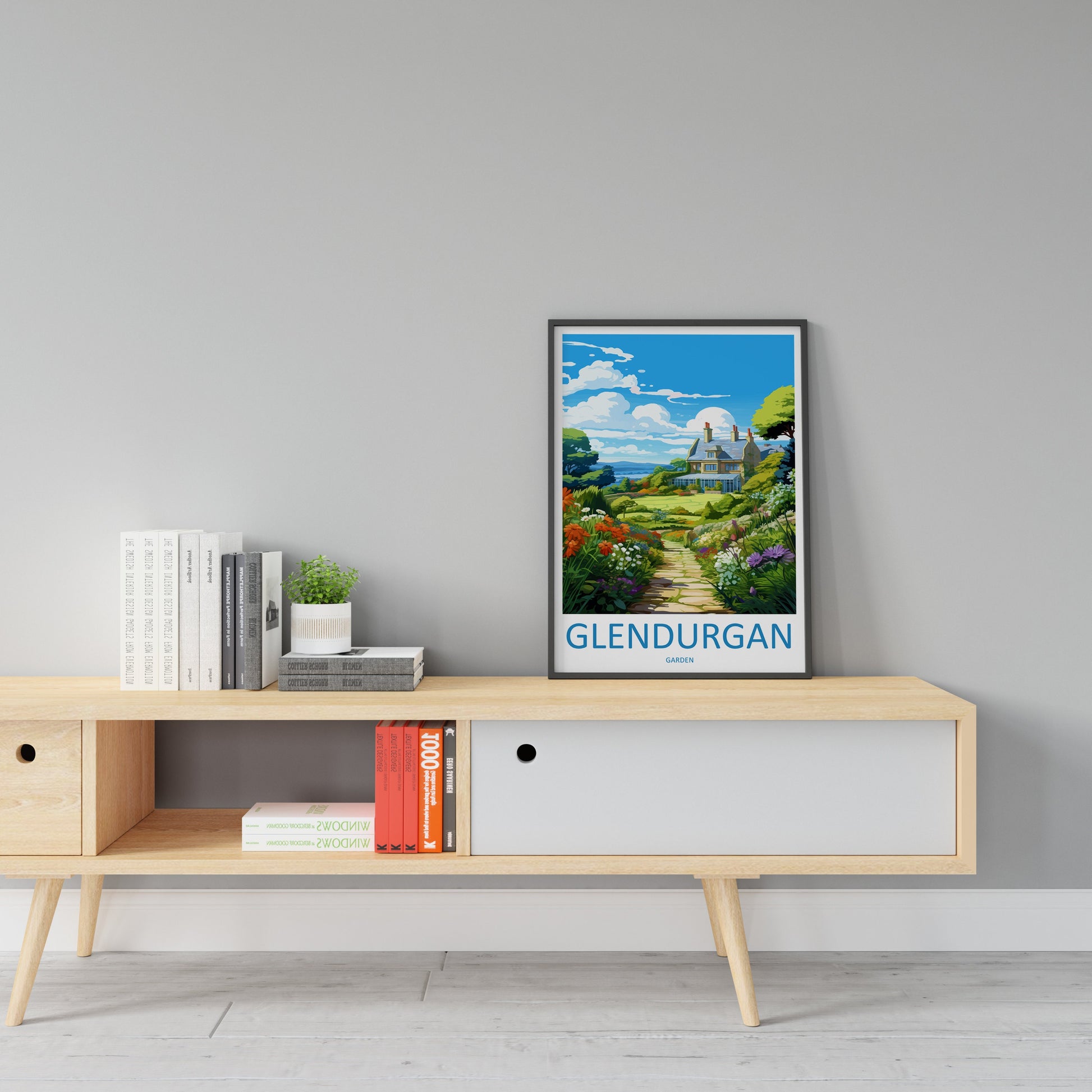 Glendurgan Gardens Travel Print Wall Art Glendurgan Gardens Wall Hanging Home Décor Glendurgan Gardens Gift Art Lovers England Art Lover
