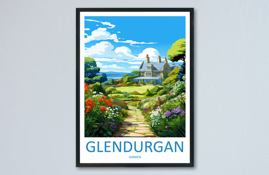 Glendurgan Gardens Travel Print Wall Art Glendurgan Gardens Wall Hanging Home Décor Glendurgan Gardens Gift Art Lovers England Art Lover