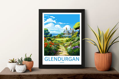 Glendurgan Gardens Travel Print Wall Art Glendurgan Gardens Wall Hanging Home Décor Glendurgan Gardens Gift Art Lovers England Art Lover