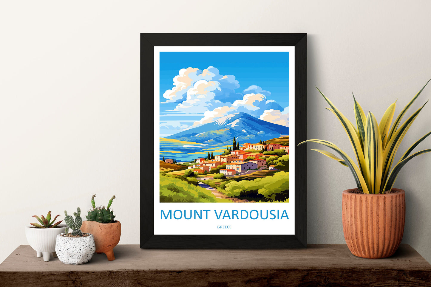Mount Vardousia Travel Print Wall Art Mount Vardousia Greece Wall Hanging Home Decoration Mount Vardousia Gift Art Lovers Wall Art Print
