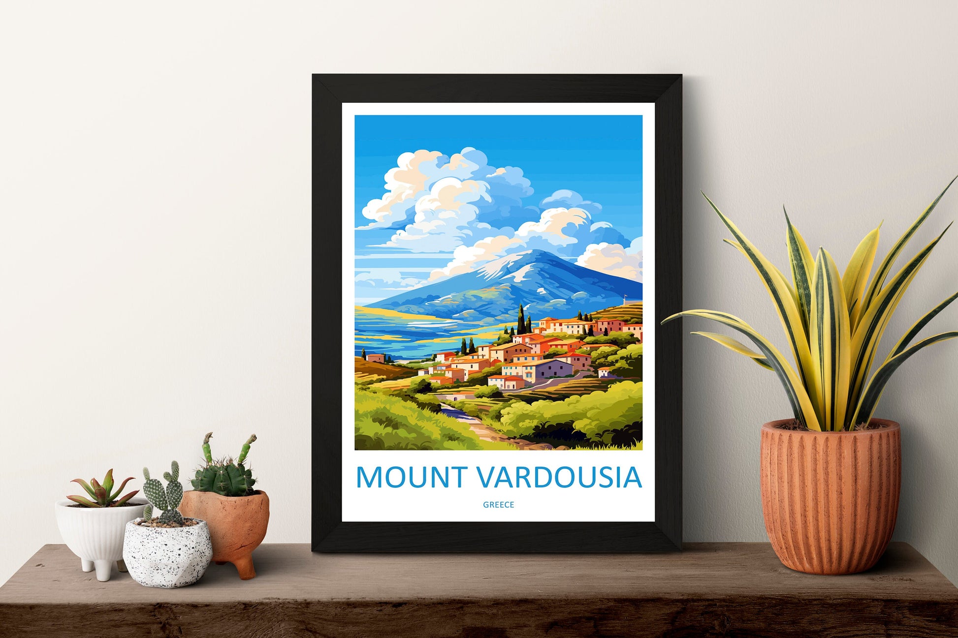 Mount Vardousia Travel Print Wall Art Mount Vardousia Greece Wall Hanging Home Decoration Mount Vardousia Gift Art Lovers Wall Art Print