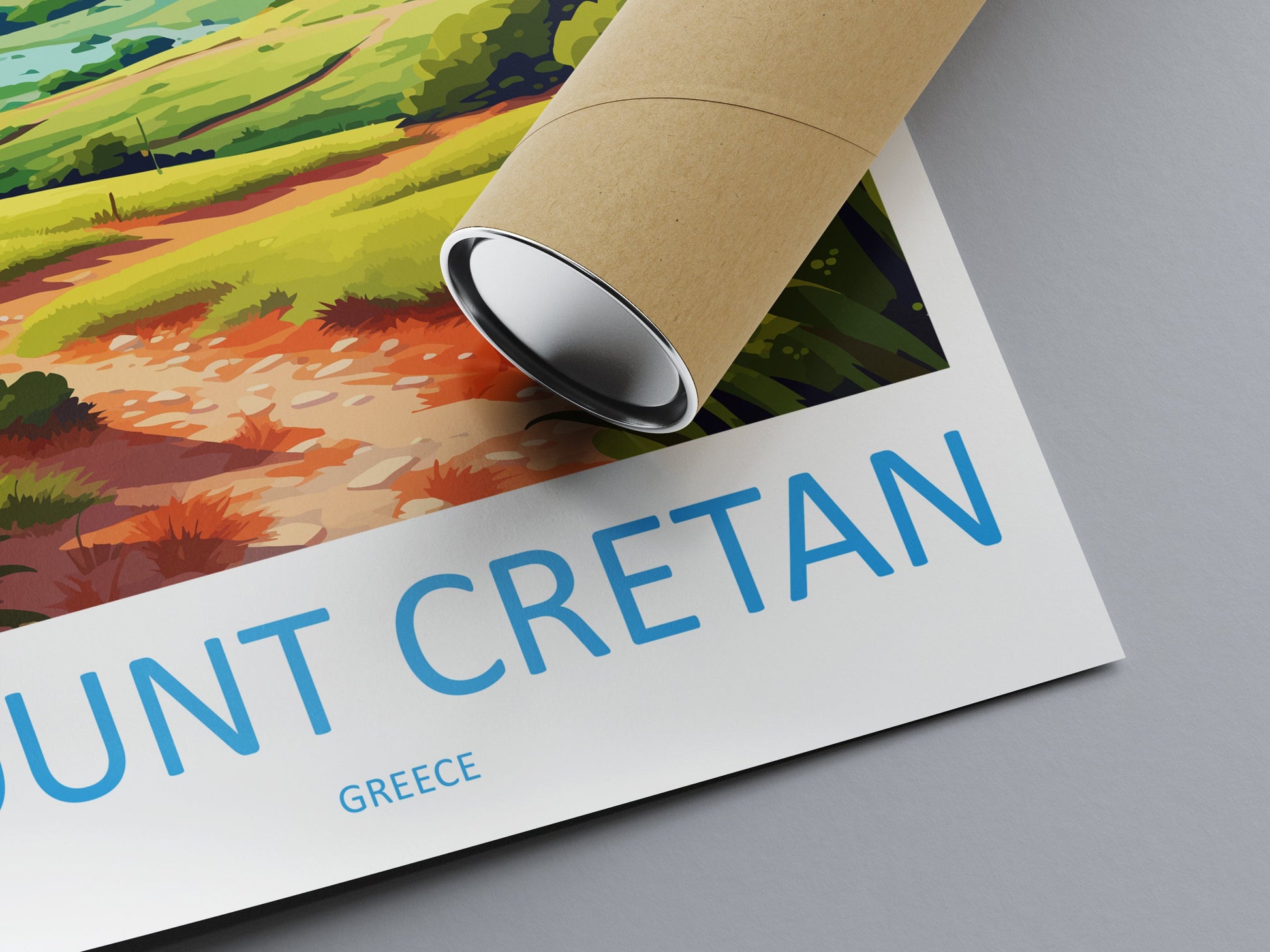 Mount Creten Travel Print Wall Art Mount Creten Greece Wall Hanging Home Decoration Mount Creten Gift Art Lovers Wall Art Print