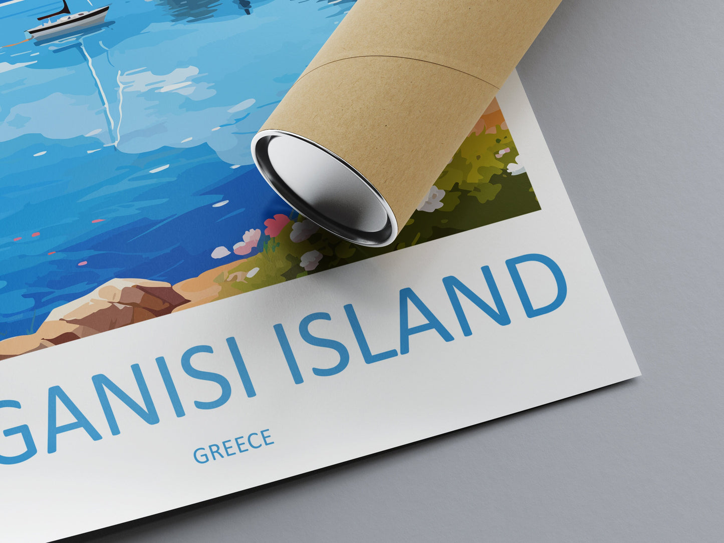 Meganisi Island Travel Print Wall Art Meganisi Island Wall Hanging Home Decoration Meganisi Island Gift Art Lovers Wall Art Print