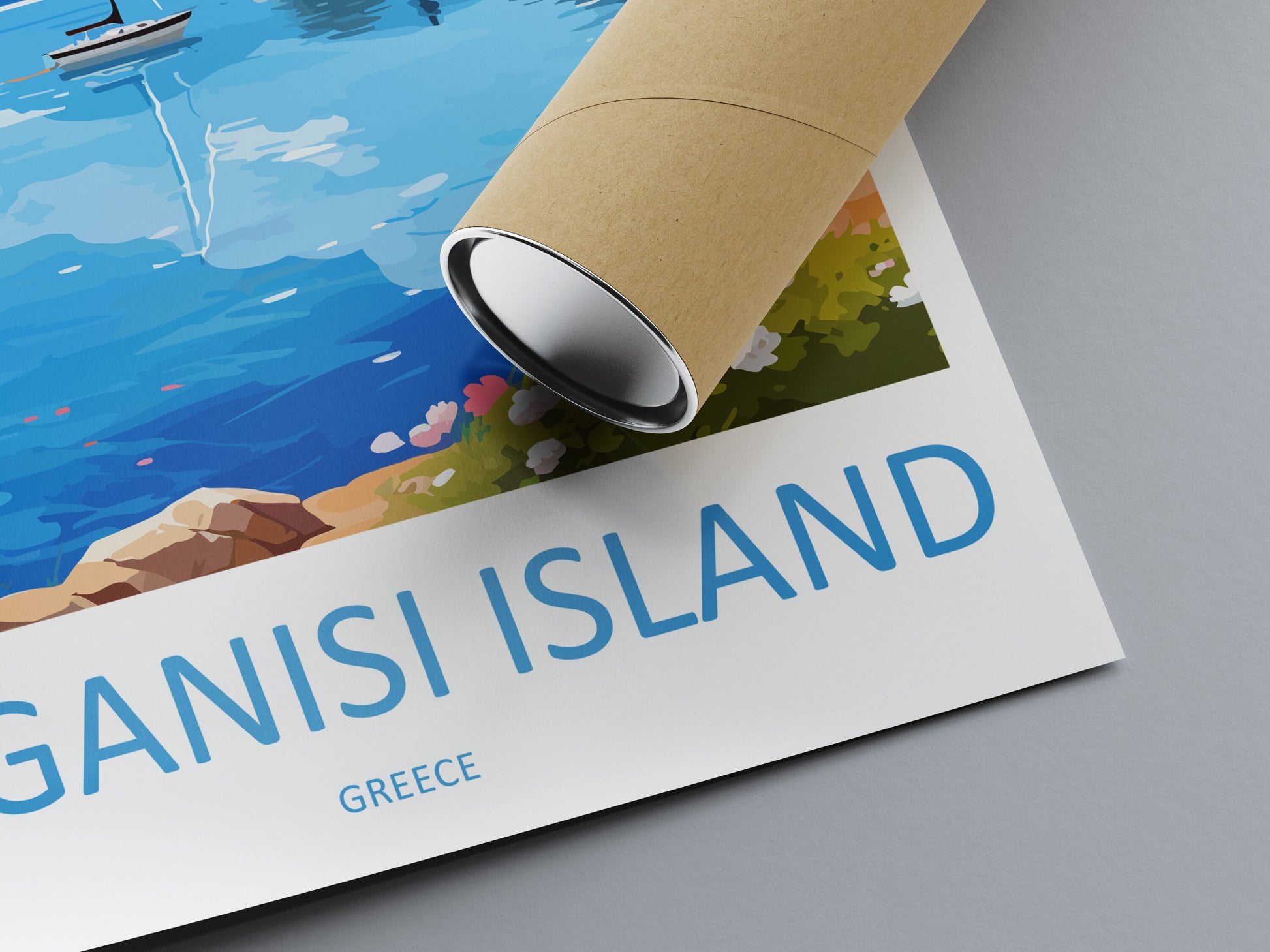 Meganisi Island Travel Print Wall Art Meganisi Island Wall Hanging Home Decoration Meganisi Island Gift Art Lovers Wall Art Print