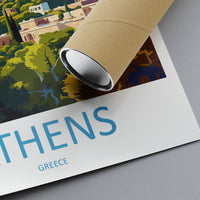 Athens Travel Print Wall Art Athens Greece Wall Hanging Home Decoration Athens Gift Art Lovers Wall Art Print Athens Greece Wall Poster Art