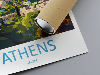 Athens Travel Print Wall Art Athens Greece Wall Hanging Home Decoration Athens Gift Art Lovers Wall Art Print Athens Greece Wall Poster Art