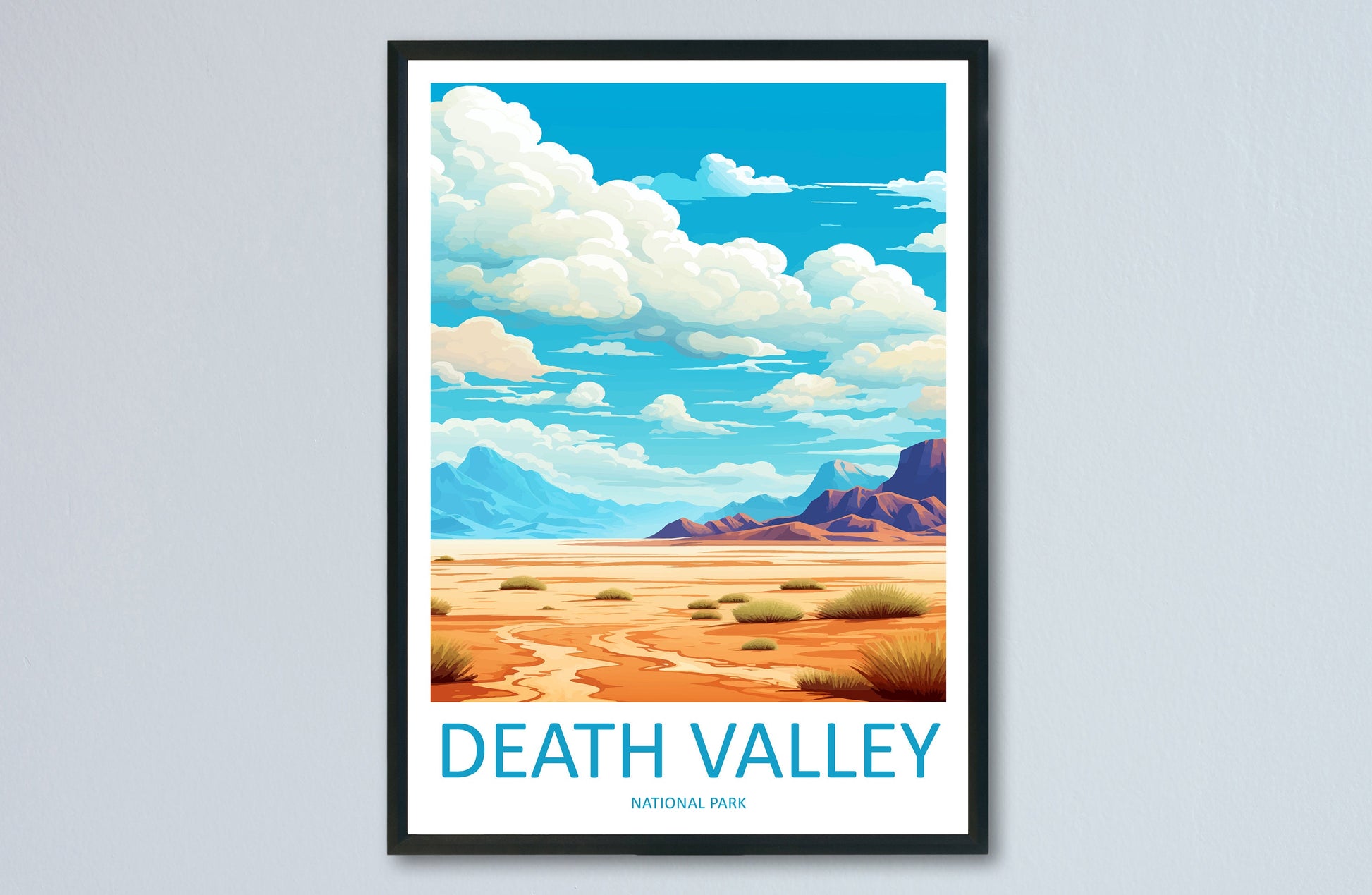 Death Valley National Park Travel Print Wall Art Death Valley Wall Hanging Home Décor Death Valley Gift Art Lovers California Art Lover Gift
