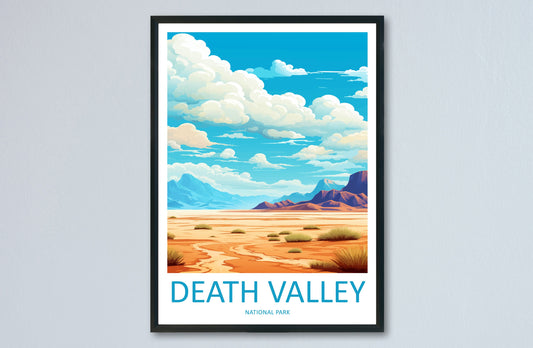 Death Valley National Park Travel Print Wall Art Death Valley Wall Hanging Home Décor Death Valley Gift Art Lovers California Art Lover Gift