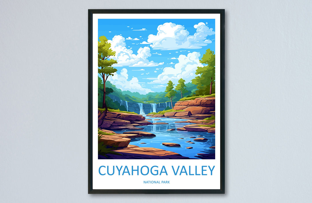 Cuyahoga Valley National Park Travel Print Wall Art Cuyahoga Valley Wall Hanging Home Décor Cuyahoga Valley Gift Art Lovers Art Lover Gift