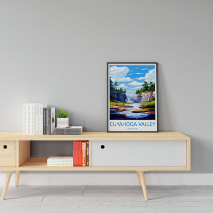 Cuyahoga Valley National Park Travel Print Wall Art Cuyahoga Valley Wall Hanging Home Décor Cuyahoga Valley Gift Art Lovers Art Lover Gift