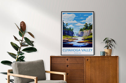Cuyahoga Valley National Park Travel Print Wall Art Cuyahoga Valley Wall Hanging Home Décor Cuyahoga Valley Gift Art Lovers Art Lover Gift