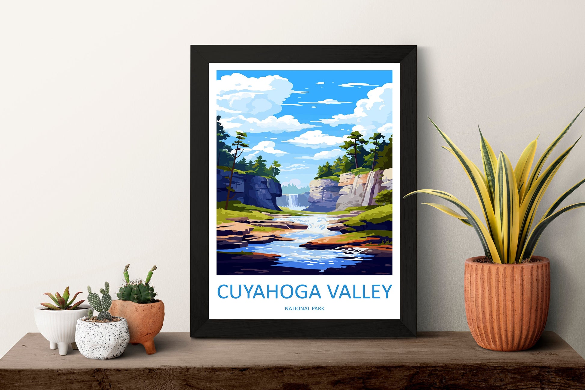 Cuyahoga Valley National Park Travel Print Wall Art Cuyahoga Valley Wall Hanging Home Décor Cuyahoga Valley Gift Art Lovers Art Lover Gift