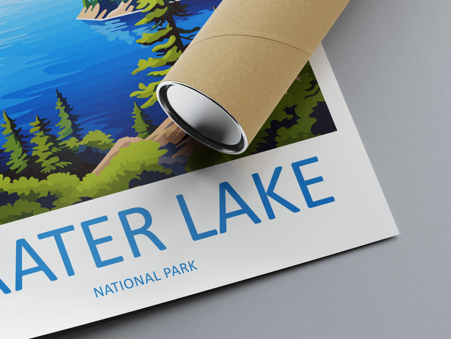 Crater Lake National Park Travel Print Wall Art Crater Lake National Park Wall Hanging Home Décor Crater Lake National Park Gift Art
