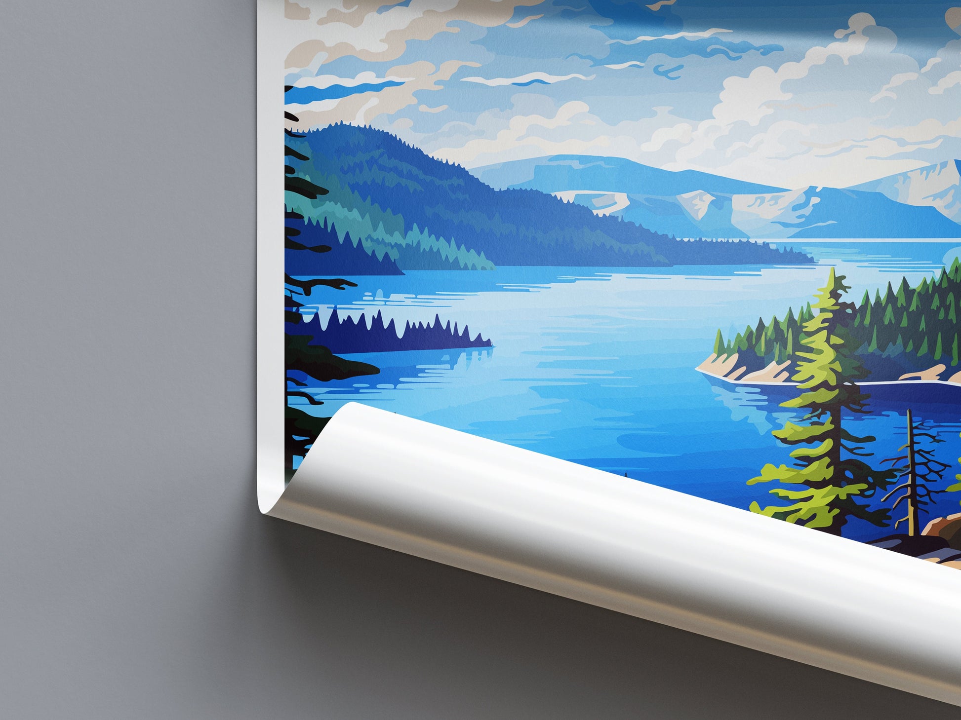 Crater Lake National Park Travel Print Wall Art Crater Lake National Park Wall Hanging Home Décor Crater Lake National Park Gift Art