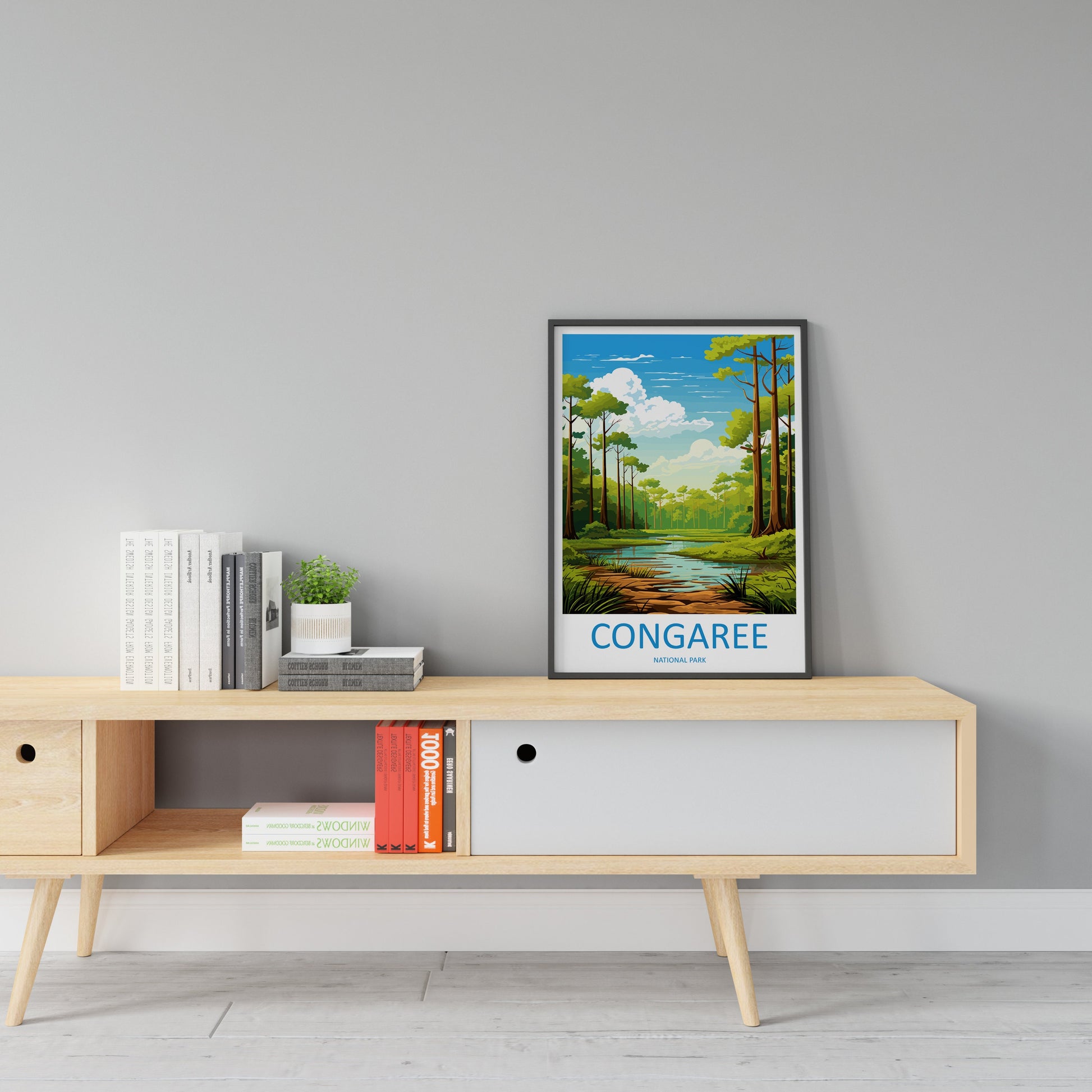 Congaree National Park Travel Print Wall Art Congaree National Park Wall Hanging Home Décor Congaree National Park Gift Art