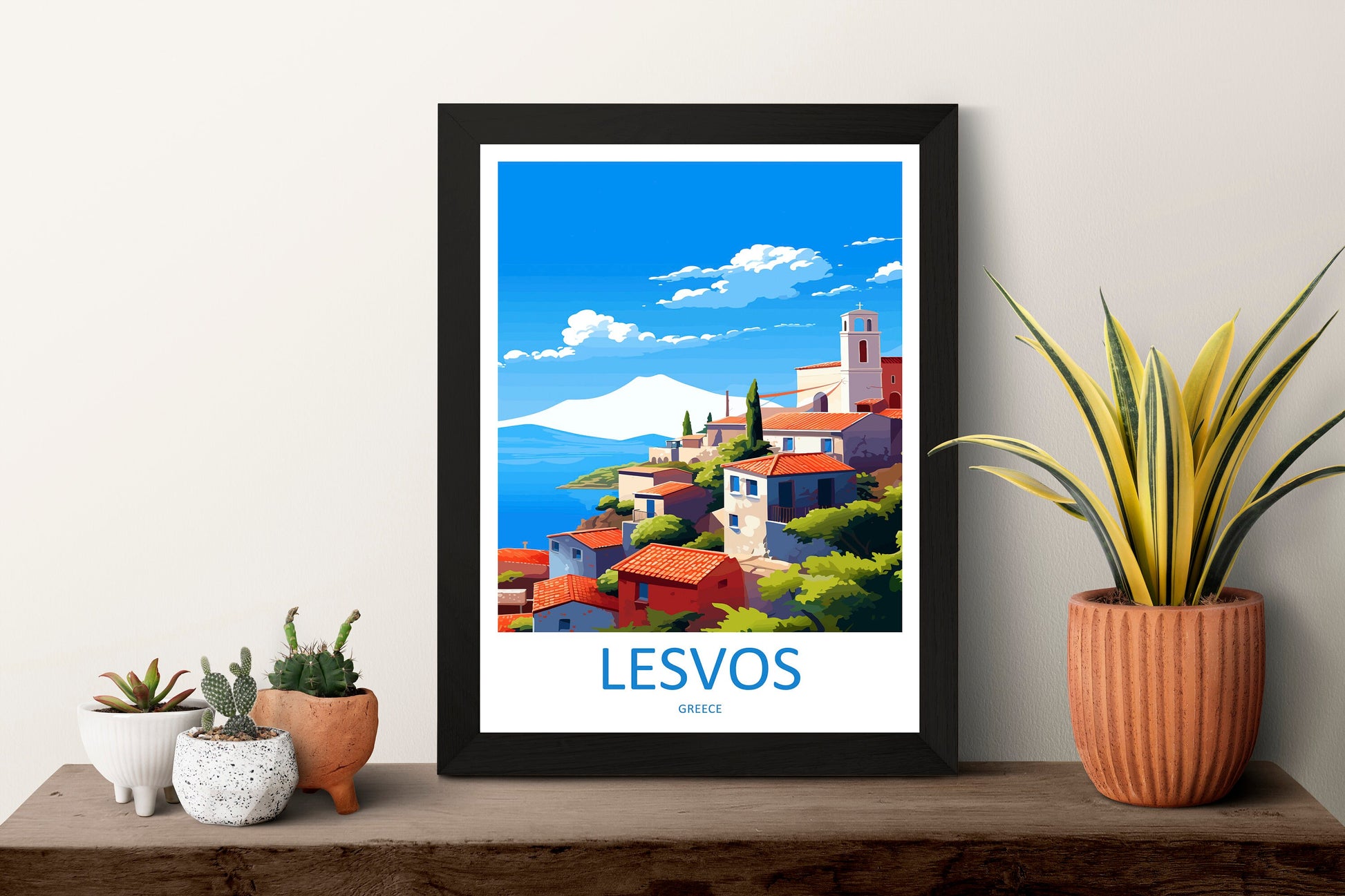 Lesvos Travel Print Wall Art Lesvos Greece Wall Hanging Home Decoration Lesvos Gift Art Lovers Wall Art Print Lesvos Wall Décor Greece
