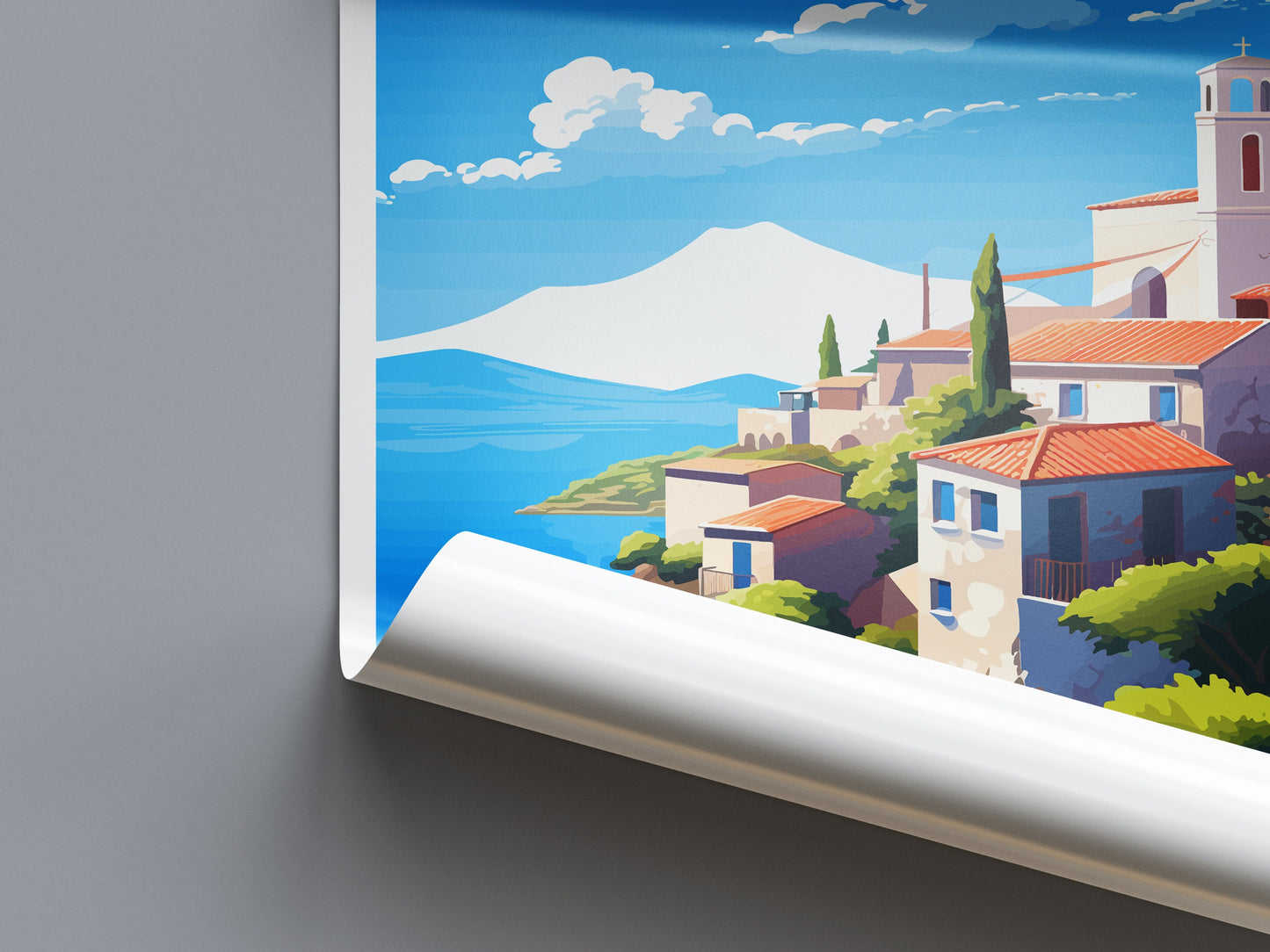 Lesvos Travel Print Wall Art Lesvos Greece Wall Hanging Home Decoration Lesvos Gift Art Lovers Wall Art Print Lesvos Wall Décor Greece
