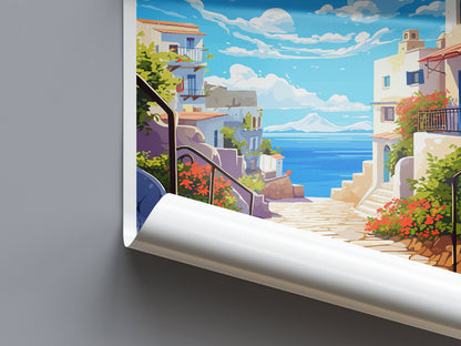 Heraklion Travel Print Wall Art Heraklion Greece Wall Hanging Home Decoration Heraklion Gift Art Lovers Wall Art Print Heraklion Greece