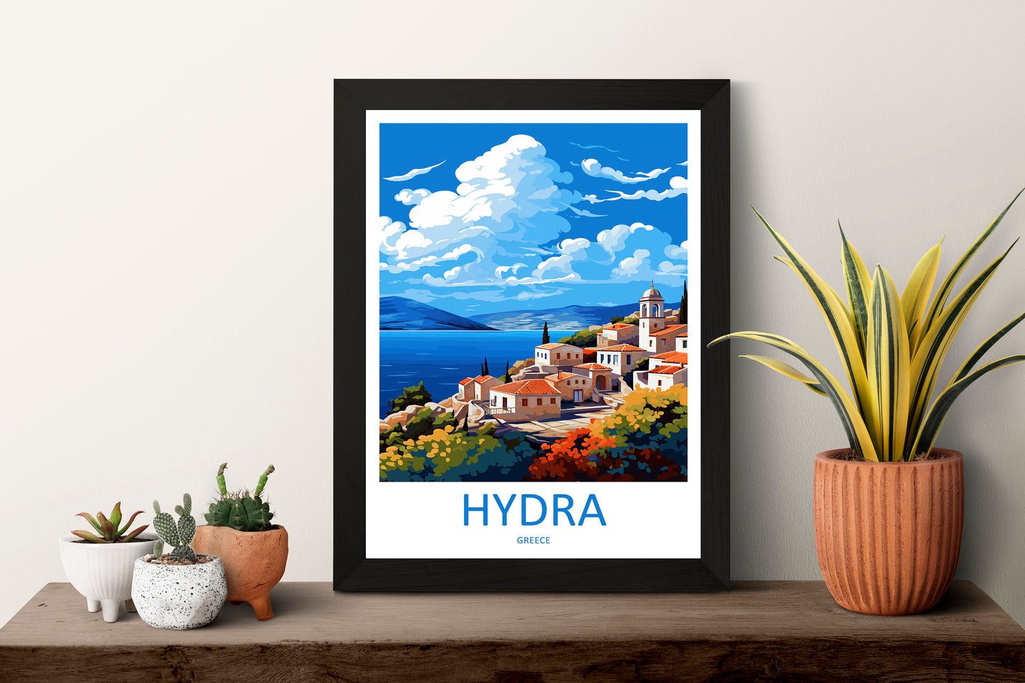 Hydra Travel Print Wall Art Hydra Greece Wall Hanging Home Decoration Hydra Gift Art Lovers Wall Art Print Hydra Greece Wall Art