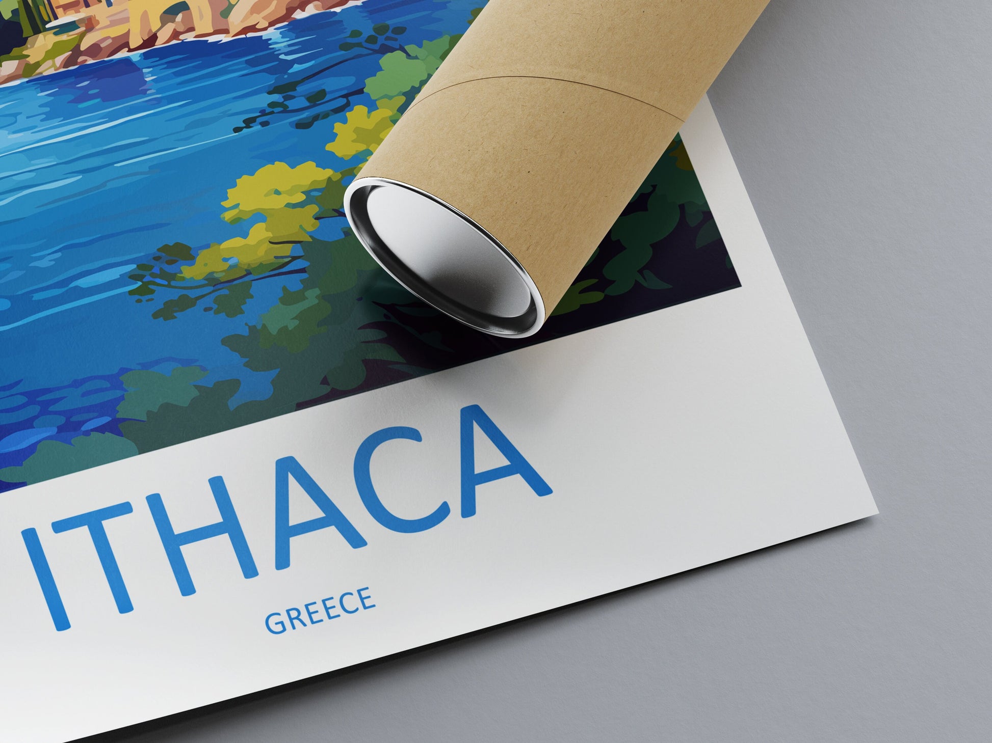 Ithaca Travel Print Wall Art Ithaca Greece Wall Hanging Home Decoration Ithaca Gift Art Lovers Wall Art Print Ithaca Greece Wall Art