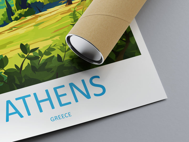Athens Travel Print Wall Art Athens Greece Wall Hanging Home Decoration Athens Gift Art Lovers Wall Art Print Athens Greece Wall Poster Art