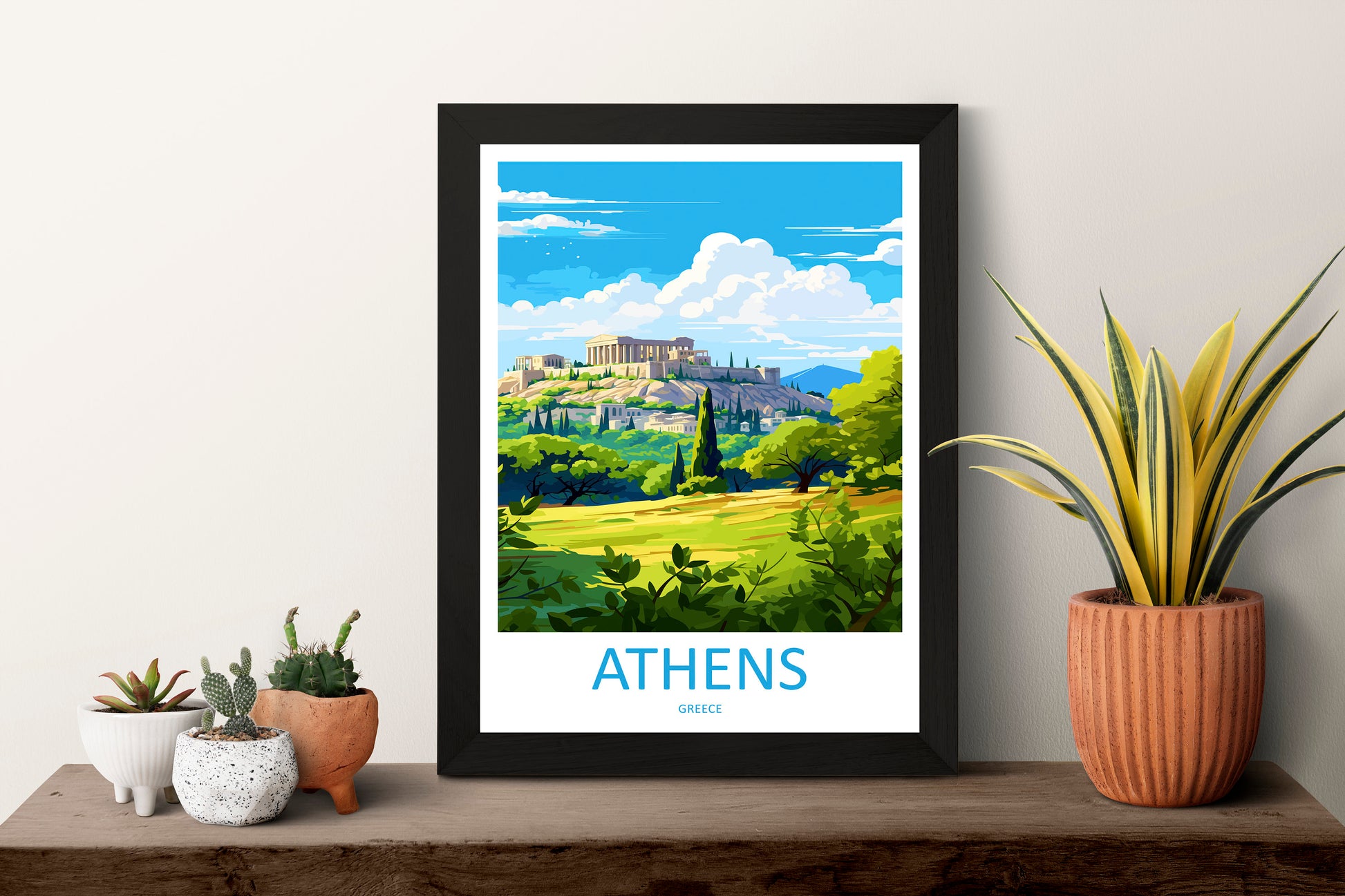 Athens Travel Print Wall Art Athens Greece Wall Hanging Home Decoration Athens Gift Art Lovers Wall Art Print Athens Greece Wall Poster Art