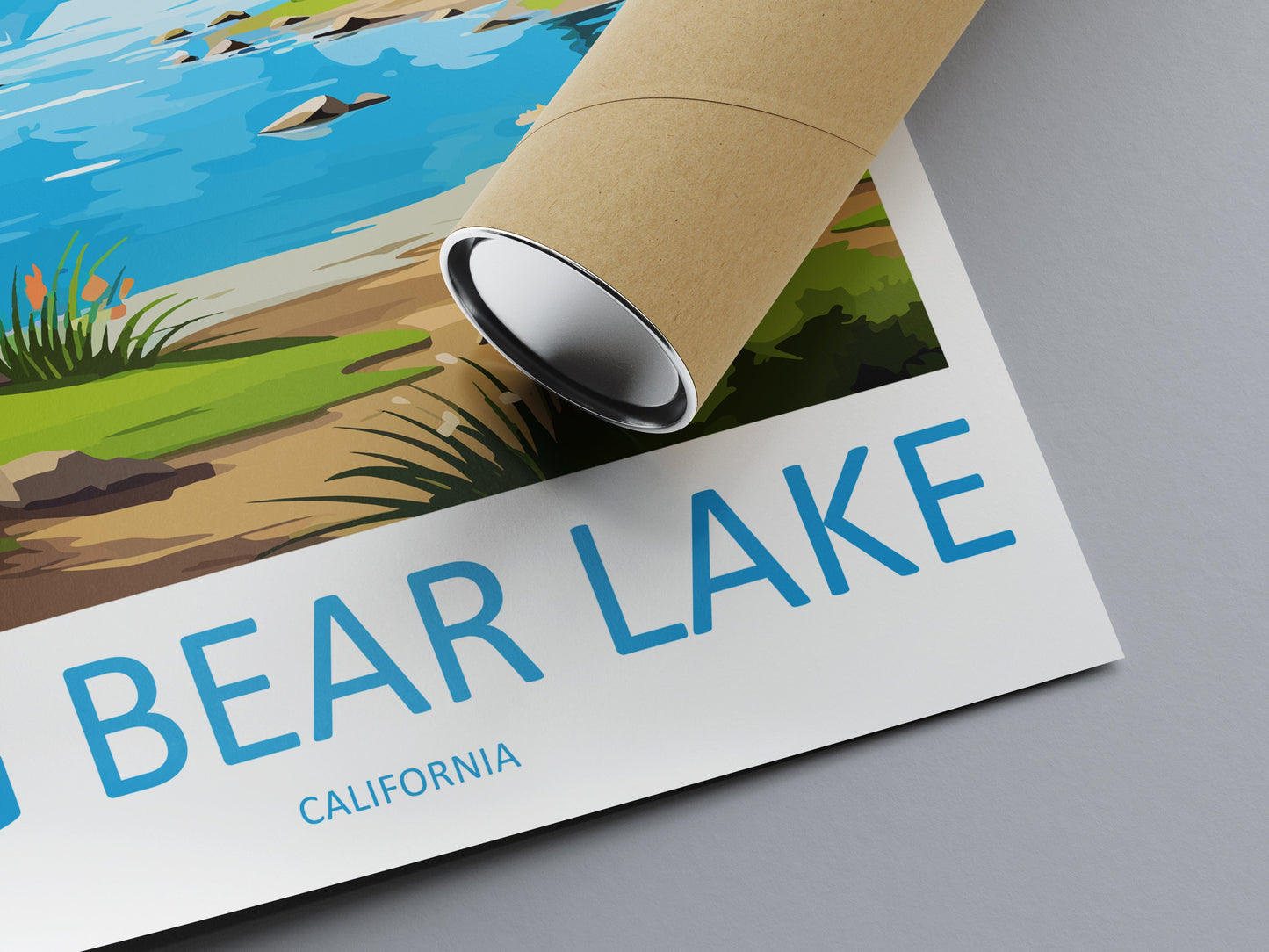 Big Bear Lake Travel Print Wall Art Big Bear Lake Wall Hanging Home Décor Big Bear Lake Gift Art Lovers California Art Lover Gift Lake Art