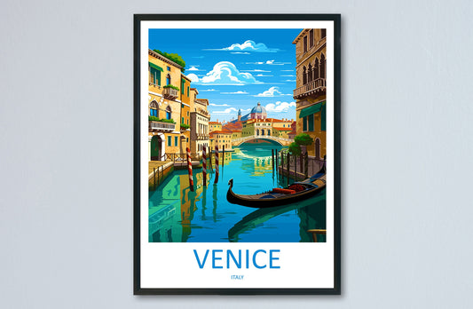Venice Travel Print Wall Art Venice Italy Wall Hanging Home Decoration Venice Gift Art Lovers Wall Art Print Venice Italy St. Mark's Square