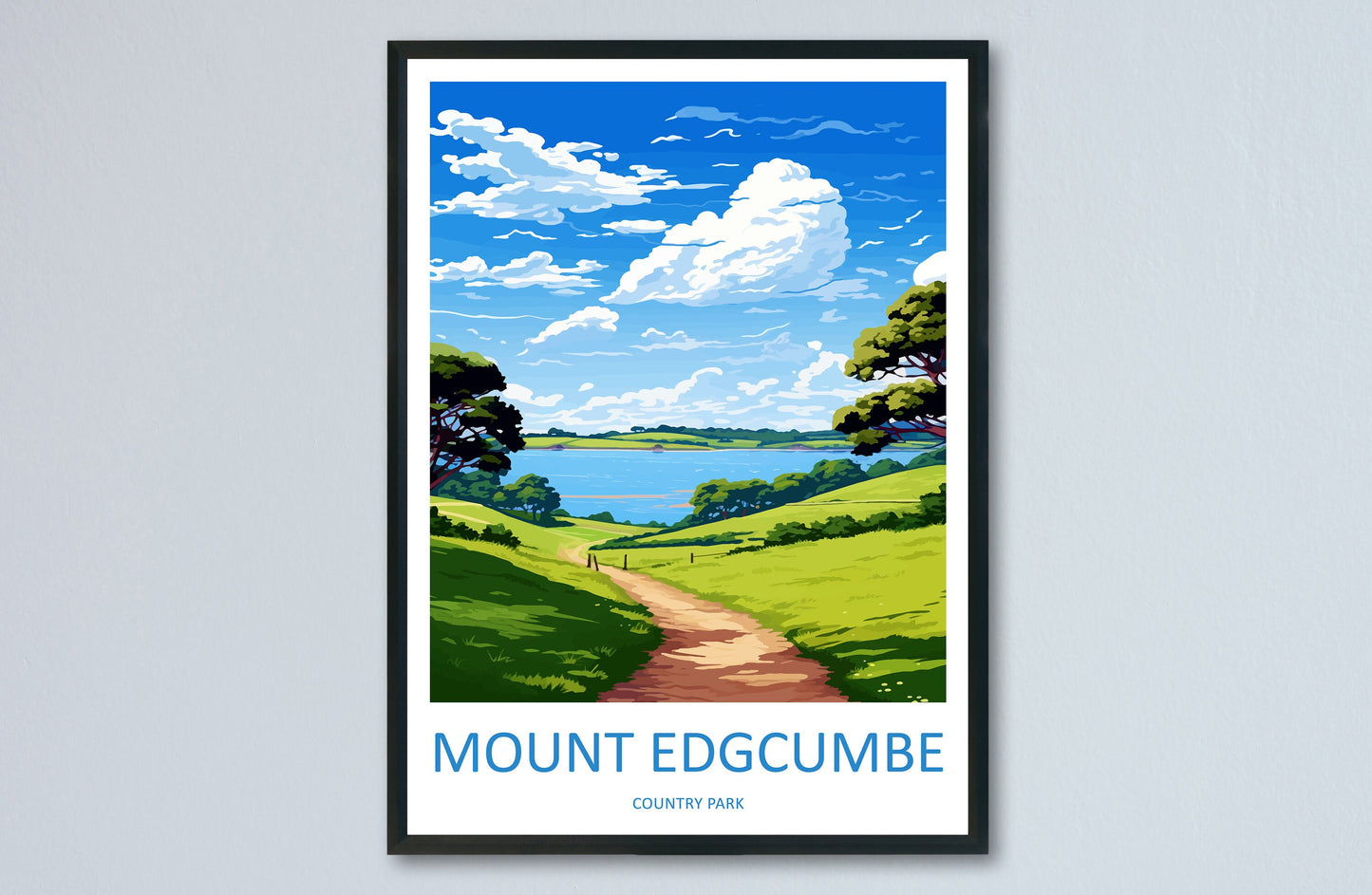 Mount Edgcumbe Country Park Travel Print Wall Art Mount Edgcumbe Wall Hanging Home Décor Mount Edgcumbe Gift Art Lovers Cornwall Art Lover