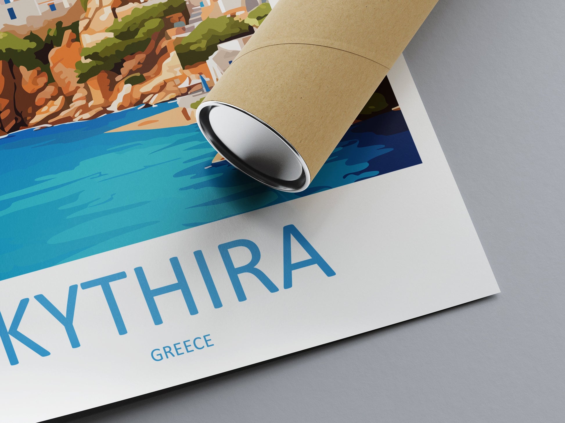 Kythira Travel Print Wall Art Kythira Wall Hanging Home Decoration Kythira Gift Art Lovers Wall Art Print Greece