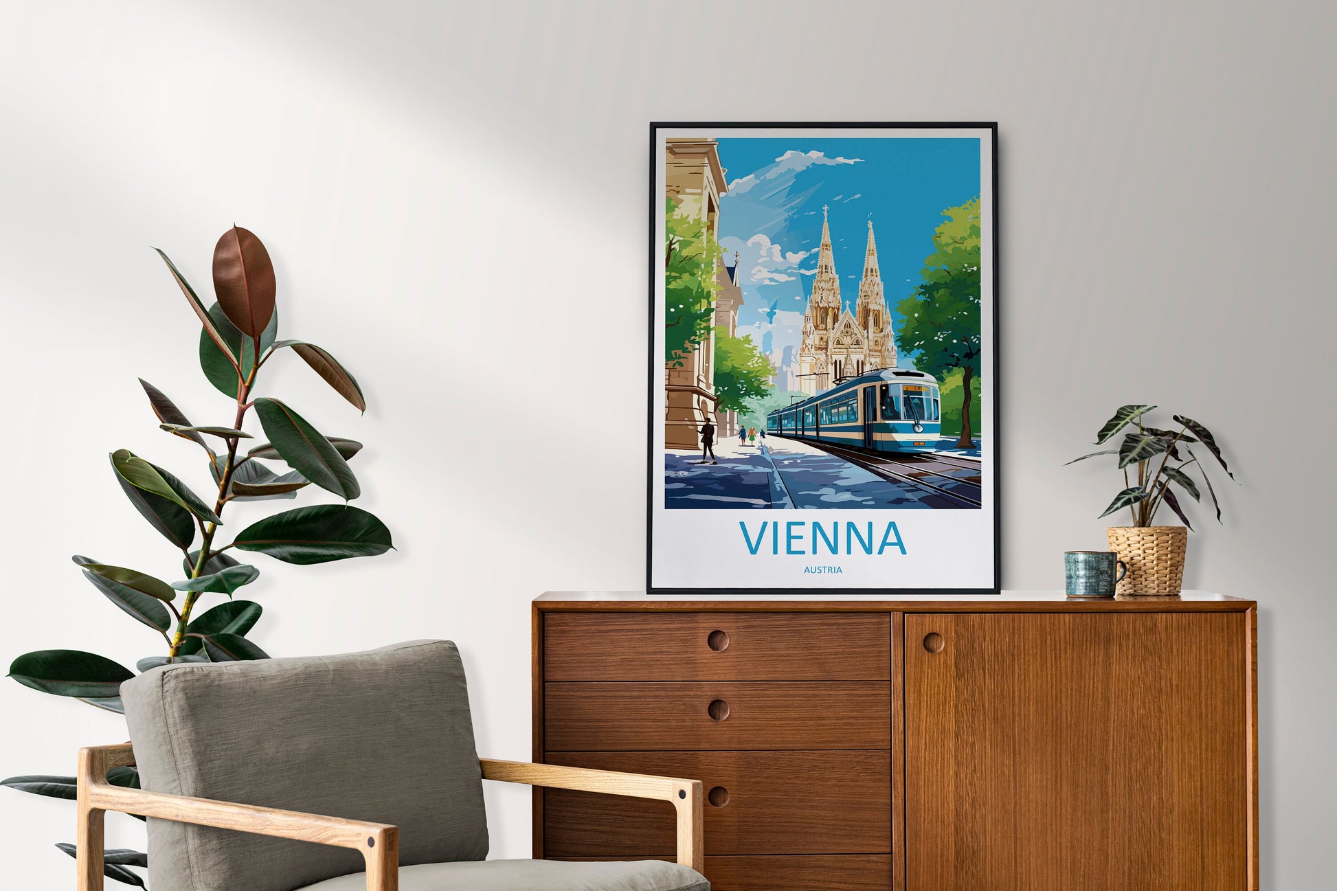 Vienna Travel Print Wall Art Vienna Wall Hanging Home Décor Vienna Gift Art Lovers Austria Art Lover Gift Vienna Travel Poster