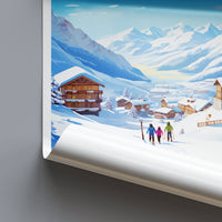 St. Anton Travel Print Wall Art St. Anton Wall Hanging Home Décor St. Anton Gift Art Lovers Ski Art Lover Gift St. Anton Print Skiing Print