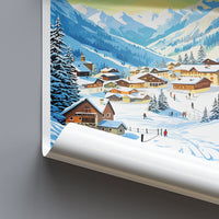 St. Anton Travel Print Wall Art St. Anton Wall Hanging Home Décor St. Anton Gift Art Lovers Ski Art Lover Gift St. Anton Print Skiing Print