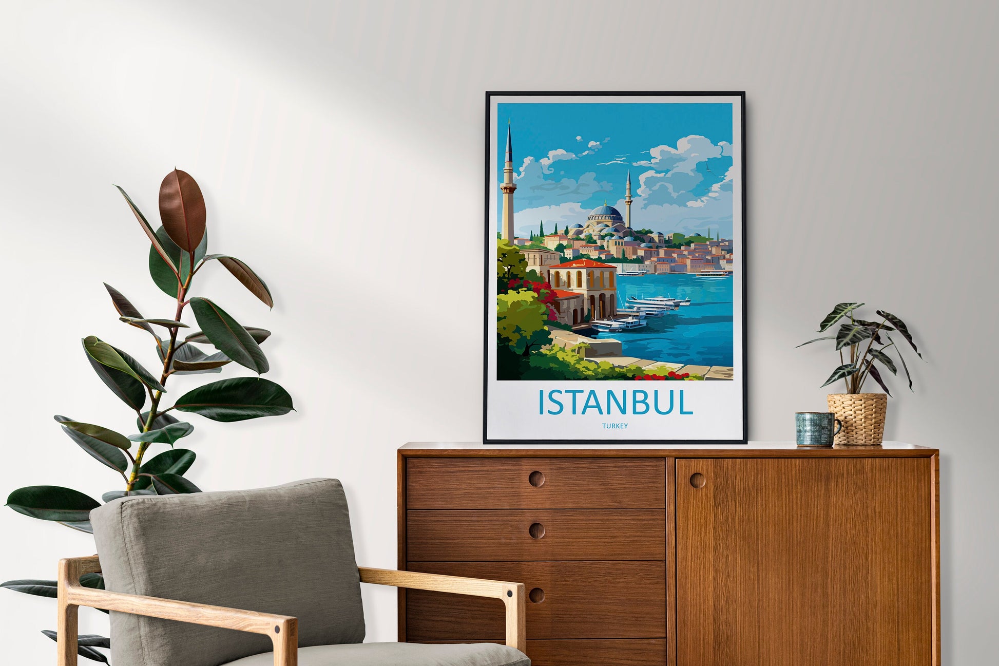 Istanbul Travel Print Wall Art Istanbul Wall Hanging Home Decoration Istanbul Gift Art Lovers Wall Art Print Art Istanbul Wall Print Turkey